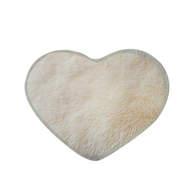 40*50cm Love Heart Decor Σπίτι Χνουδωτά αντιολισθητικά πατάκια μπάνιου Coral fleece σετ μοκέτα ντους Χαλιά κομοδίνου Χαλιά μπάνιου