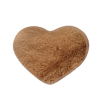 40*50cm Love Heart Decor Σπίτι Χνουδωτά αντιολισθητικά πατάκια μπάνιου Coral fleece σετ μοκέτα ντους Χαλιά κομοδίνου Χαλιά μπάνιου