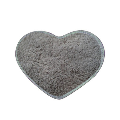 40*50cm Love Heart Decor Σπίτι Χνουδωτά αντιολισθητικά πατάκια μπάνιου Coral fleece σετ μοκέτα ντους Χαλιά κομοδίνου Χαλιά μπάνιου