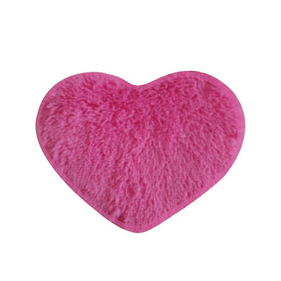 40*50cm Love Heart Decor Σπίτι Χνουδωτά αντιολισθητικά πατάκια μπάνιου Coral fleece σετ μοκέτα ντους Χαλιά κομοδίνου Χαλιά μπάνιου