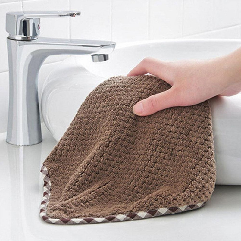 1kom Viseći ručnik od koraljnog baršuna Crtani ručnik od mikrovlakana koji upija ručnik za ruke Kuhinjski pribor za kupaonicu Zidni ručnik