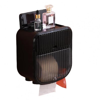 Spremnik za ručnike Kutija za maramice velikog kapaciteta Vodootporni zidni dvoslojni kupaonski papir Kućanske potrepštine