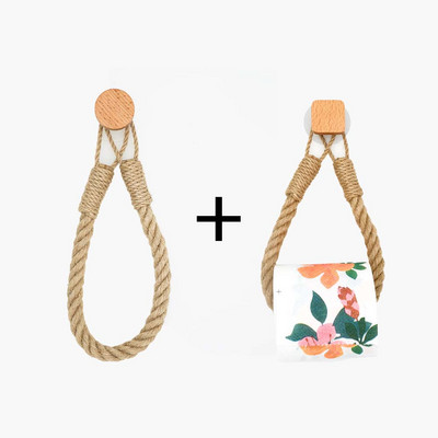 Papīra dvieļu turētāji bez nagiem Dvieļu paliktnis Vannas dvieļu āķis Tualetes papīra turētājs dvieļu turētājs smilškrāsas kaņepju krāsa