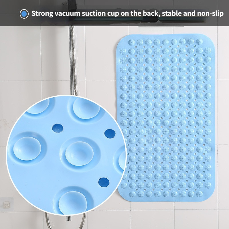 35x70CM PVC prostirka za kupanje Vodootporna prostirka Kupaonski tepih Protuklizni usisni jastuk za stopala Jastuk za masažu Tuš WC Podne prostirke