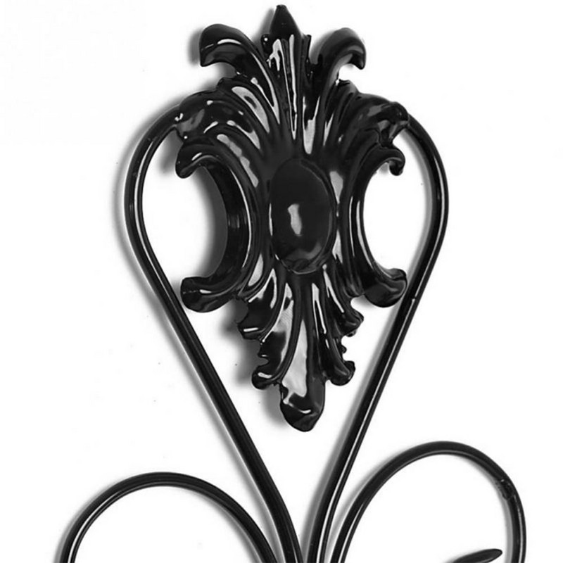 Must, väike ja vastupidav, hõlpsasti paigaldatav seadmed vannitoa metallist paberirulli hoidik seinarätikuhoidja tualettruumi riiuli sisekujundus