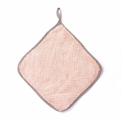 Mažas Rankšluostis 27,5x25cm Ananasinis Kabantis Virtuvės Valymo Rankšluostė Nosinaitė Koralų Aksominiai Rankšluosčiai Skalbimo Valymo Rankšluosčiai