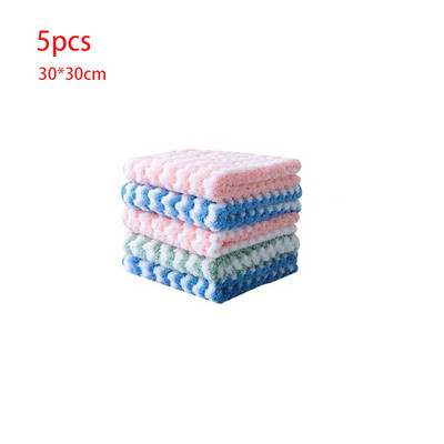 Krpa za čišćenje kuhinje Krpa od koraljnog flisa Super upijajuća jastučić za ribanje Suhi i mokri ručnik za čišćenje kuhinje