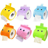 Spalvingas audinių dozatorius Elf mielas audinio ritininis popierius, siurbiamas tingus audinių dėžutės laikymo servetėlės dangtelis popierinio rankšluosčio vamzdelis