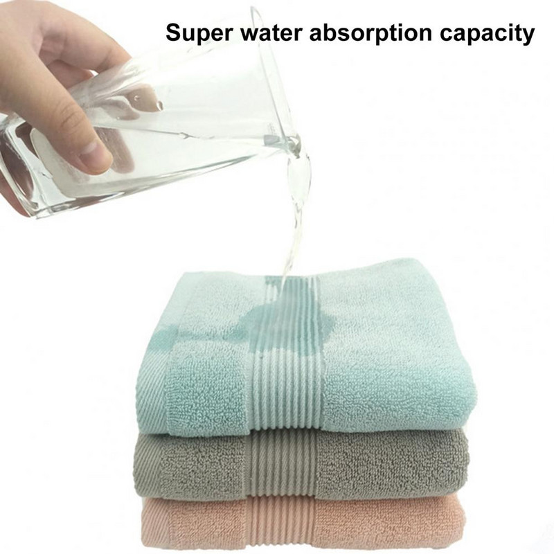 Ručnik za čišćenje Ručnik od čistog pamuka koji se brzo suši Pahuljasta tekstura za pranje lica Sjajan mini jednobojni ručnik za lice