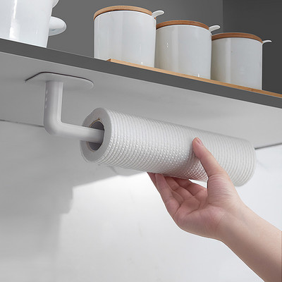 1 tk köögipaberist käterätikuhoidja Isekleepuvad tarvikud kapi all rullriiuli riideriide hoiustamisriiul vannitoa tualettruumi jaoks