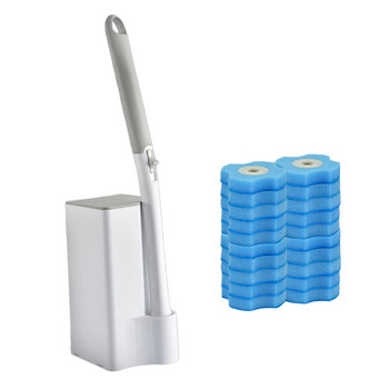 Комплект за почистване на тоалетна четка за еднократна употреба Течен почистващ комплект Скрубер Пръчка за почистване на тоалетна чиния Аксесоари за баня