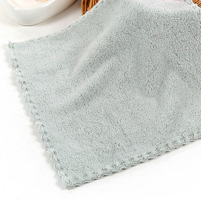 Koraljni baršun visoke gustoće 25*25cm Mali kvadratni ručnik Ručnik za ruke od mikrovlakana Dječja krpa za pranje rublja 25*50cm