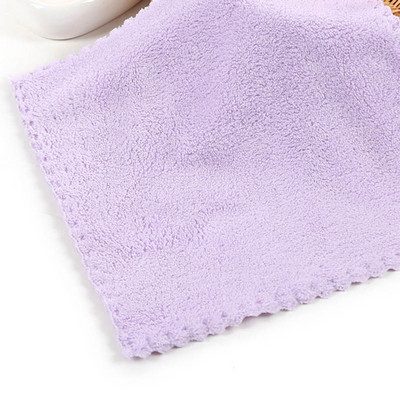 Koraljni baršun visoke gustoće 25*25cm Mali kvadratni ručnik Ručnik za ruke od mikrovlakana Dječja krpa za pranje rublja 25*50cm