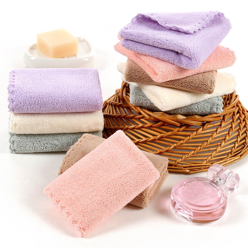 Koraljni baršun visoke gustoće 25*25cm Mali kvadratni ručnik Ručnik za ruke od mikrovlakana Dječja krpa za pranje rublja 25*50cm