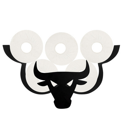 Držači toaletnog papira Metalni zidni nosač Slatki crtani film Polica velikog kapaciteta Loo Rolls Spremište Kuhinja Kupaonski pribor