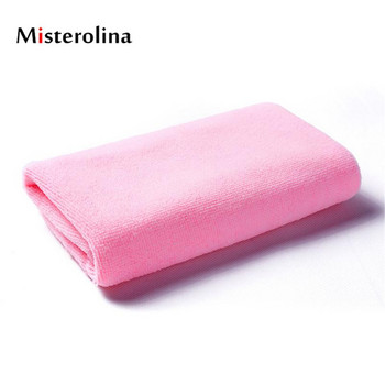 Хавлиена кърпа от микрофибър Цветно произволно измиване Кърпа за лице Кърпа за ръце Детайл Малка кърпа Чиста и мека 25*25см