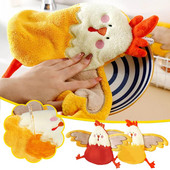 Novi ručnik za ruke od piletine Dječji rupčić Kuhinjski ručnik za ruke Upijanje jake suhe ruke Debljana vodena krpa P3X7