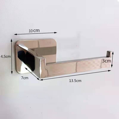 1 KOM Samoljepljivi držač za kuhinjske maramice od nehrđajućeg čelika Kupaonica Držač za WC rolu papira Stalak za ručnike Kuka za vrata ormarića