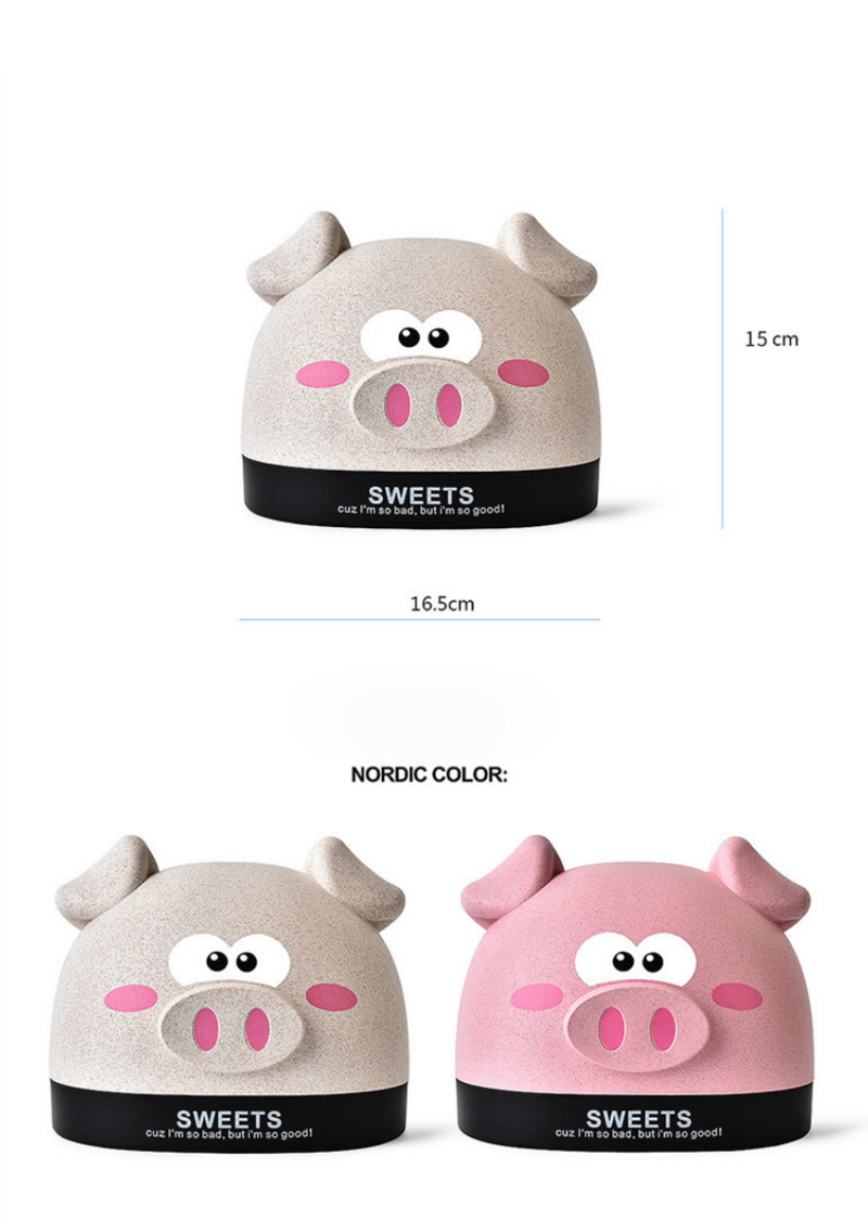 Kreativna svinjska kutija za maramice Držač za dnevne maramice Slatki držač za kutiju za maramice za uređenje doma Držač za kutiju za maramice za automobil