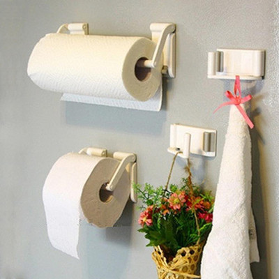 Творческа магнитна регулируема поставка за хартиени кърпи Кухненска поставка за баня