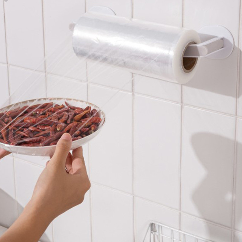 Vješalica za ručnike u obliku slova L Bar Kuhinjski ormarić Prozirna folija Držač za krpe Sklopivi organizator Rola za toalet Polica za papir Kupaonica