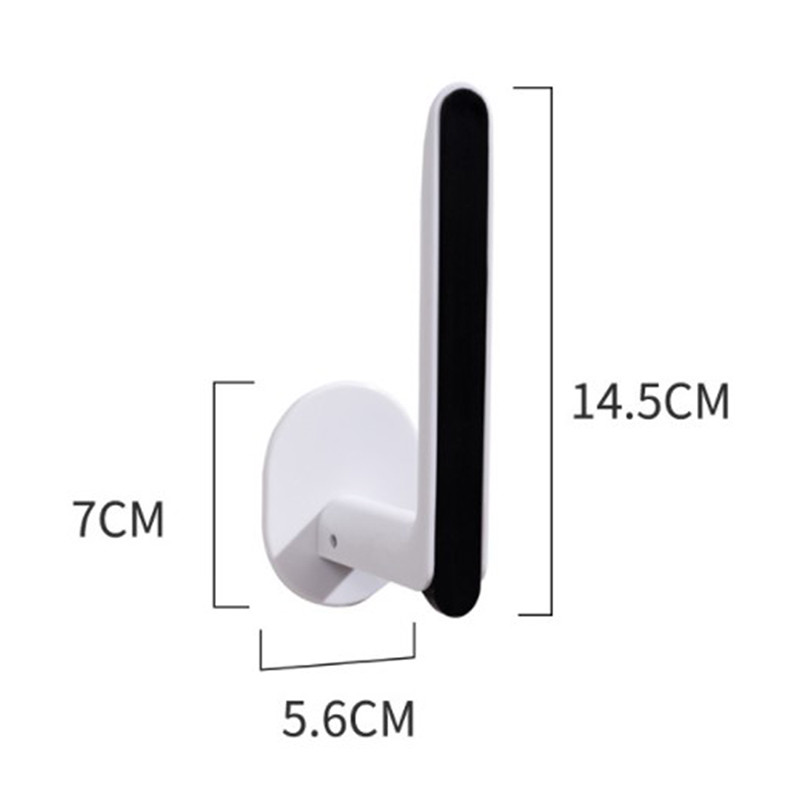 Vješalica za ručnike u obliku slova L Bar Kuhinjski ormarić Prozirna folija Držač za krpe Sklopivi organizator Rola za toalet Polica za papir Kupaonica