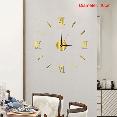 3D Gaismas sienas pulkstenis bez rāmja akrila DIY digitālā pulksteņa sienas uzlīmes Klusais pulkstenis viesistabas guļamistabai biroja sienu dekorēšanai