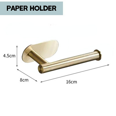 Kupaonska šipka za ručnike 304 stalak za ručnike Prsten za ručnike Držač za toaletni papir Vješalica za kapute Kupaonski hardverski dodaci