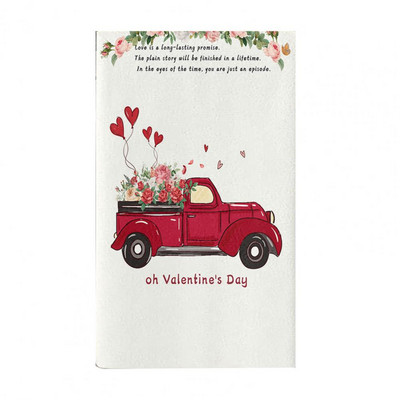 Ručnik za posuđe Mekani perivi Snažno upijanje Izvrsno Valentinovo Ručnik za ruke s printom srca Kuhinjski dodaci Božićni dekor