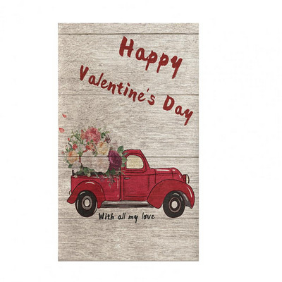 Ručnik za posuđe Mekani perivi Snažno upijanje Izvrsno Valentinovo Ručnik za ruke s printom srca Kuhinjski dodaci Božićni dekor