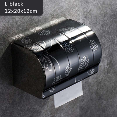 Tualeto popieriaus laikiklis Naujas kūrybingas nerūdijančio plieno aukso servetėlių laikiklio dėžutė tualeto vandeniui atsparus servetėlių laikiklis tualetas