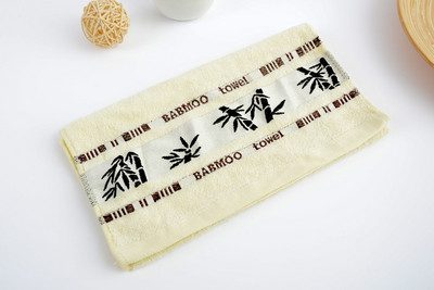 Inyahome 100% kokvilnas sejas roku dvieļi, izšūti no bambusa, ļoti uzsūcošs, mīksts luksusa dvielis vannas istabas grezniem vannas dvieļiem