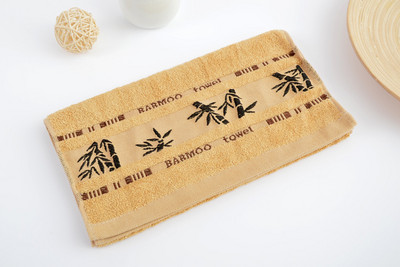 Inyahome 100% kokvilnas sejas roku dvieļi, izšūti no bambusa, ļoti uzsūcošs, mīksts luksusa dvielis vannas istabas grezniem vannas dvieļiem