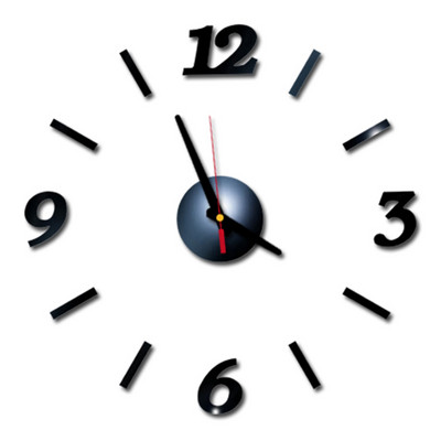 DIY sienas pulkstenis par pieņemamu cenu Akrila spoguļu uzlīmes Pulksteņi Eiropa Horloge dzīvojamā istaba Mājas dekors Art Decal reloj de pared