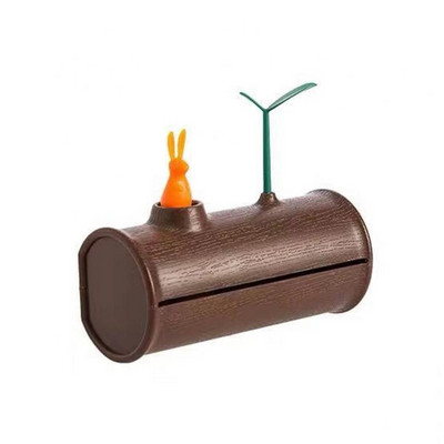Plastmasas uzglabāšanas kaste Cute Rabbit Leaf pie sienas stiprināms atkritumu maisu konteiners