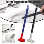 38*8cm WC poti puhastushari Sügavpuhastav silikoon WC Vannitoa WC hari WC hari Silikoon K3D2