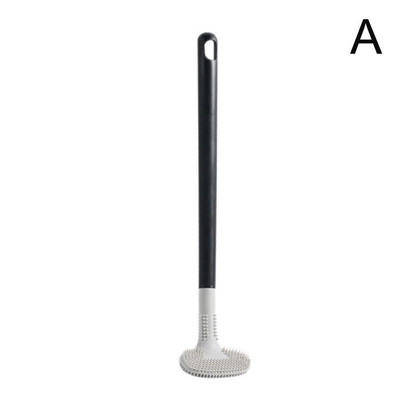 38*8cm WC poti puhastushari Sügavpuhastav silikoon WC Vannitoa WC hari WC hari Silikoon K3D2