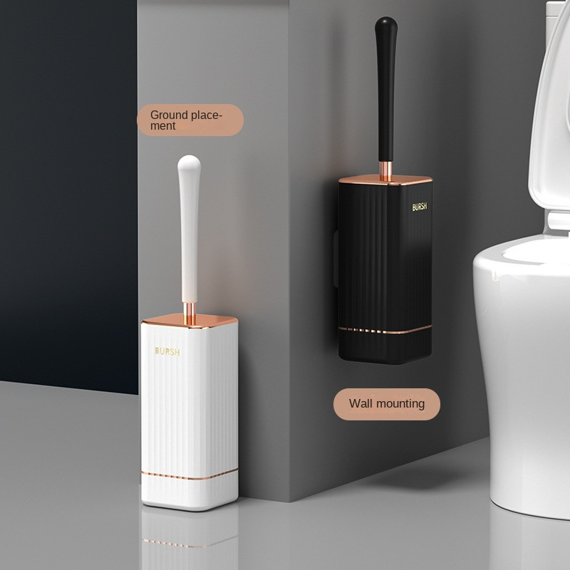 Kućna silikonska WC četka No Dead Corner Rack Zidni set za čišćenje WC školjke