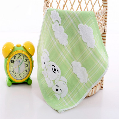 30*30cm Βρεφική βαμβακερή μαλακή πετσέτα χεριών Καθαρισμός προσώπου για μωρό για βρέφη Πετσέτες μαντήλι σκύλου κινουμένων σχεδίων Υψηλή ποσότητα