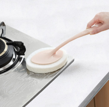 Четка с дълга дръжка Eraser Magic Sponge Направи си сам почистваща гъба за миене на съдове Кухня Тоалетна Баня Измиване Инструмент за почистване Аксесоар