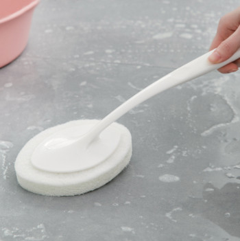 Четка с дълга дръжка Eraser Magic Sponge Направи си сам почистваща гъба за миене на съдове Кухня Тоалетна Баня Измиване Инструмент за почистване Аксесоар