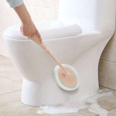 Βούρτσα με μακριά λαβή Γόμα Magic Sponge Diy Cleaning σφουγγάρι για πλύσιμο πιάτων Αξεσουάρ εργαλείο καθαρισμού τουαλέτας κουζίνας μπάνιου
