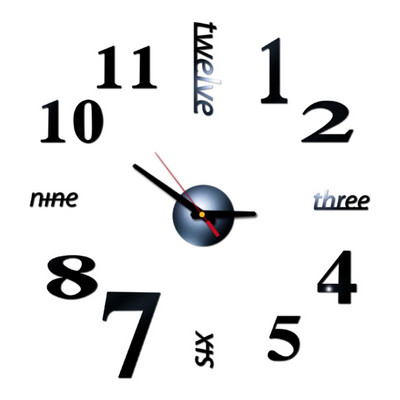 Ceas de perete 3D, ceasuri acrilice mici, autocolante, bricolaj, Europa, ceas, cuarț, ac, sufragerie, decorarea casei, reloj de pared 2022 NOU