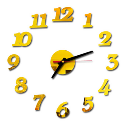 Ceas de perete 3D, ceasuri acrilice mici, autocolante, bricolaj, Europa, ceas, cuarț, ac, sufragerie, decorarea casei, reloj de pared 2022 NOU
