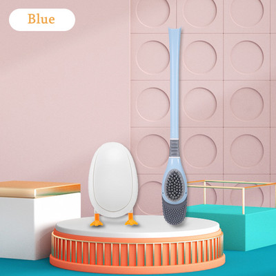 Patka Silikonska WC četka Držač WC školjke Kreativni set WC četki za kupaonicu Čišćenje WC školjke na zid Kupaonski pribor