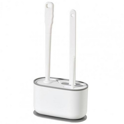 1 set čistača WC-a, plastičnog sredstva za čišćenje WC-a s tvrdom teksturom, protukliznog, višebojnog držača četke za čišćenje Kit za čišćenje WC-a