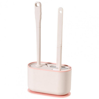 1 set čistača WC-a, plastičnog sredstva za čišćenje WC-a s tvrdom teksturom, protukliznog, višebojnog držača četke za čišćenje Kit za čišćenje WC-a