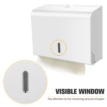Paper Towel Dispenser Roll Towel Dispenser Στήριγμα χαρτιού στον τοίχο Κρεμάστρα χαρτοπετσέτας σε ρολό πλαστικό ανθεκτικό χαρτομάντιλο