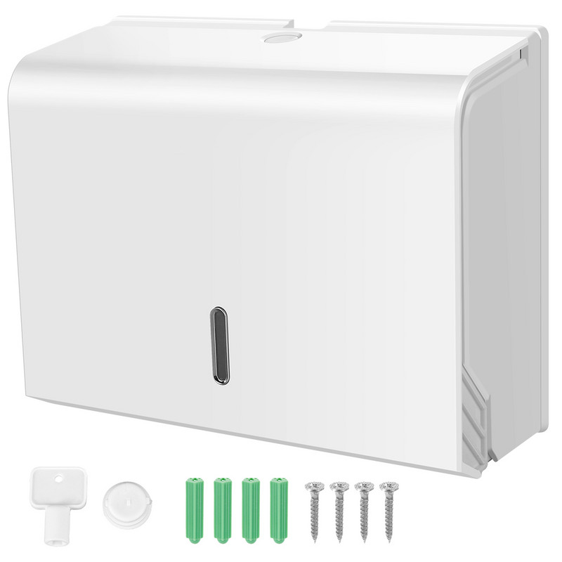 Paberrätikujaotur rullrätikujaotur Seinale kinnitatav salvrätikuhoidik WC-rätikurulli riidepuu plastikust vastupidav salvrätikukarp