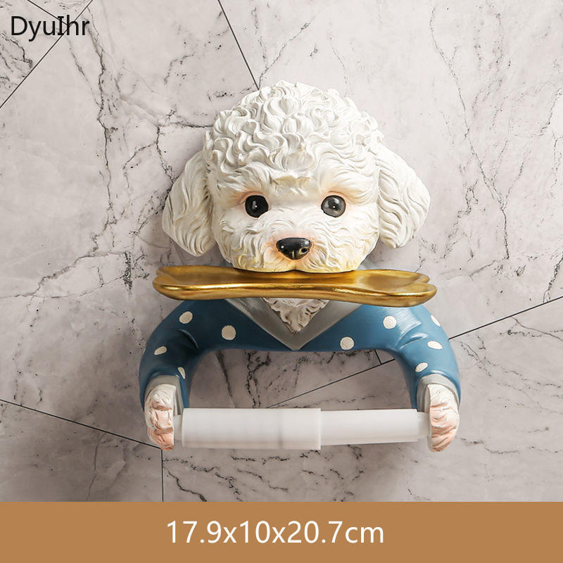 radoša multfilma suns pie sienas stiprināms neperforēts papīra dvieļu pakaramais Dvieļu pakaramais Papīra ruļļu turētājs vannas istabas piederumu uzglabāšanas paplāte